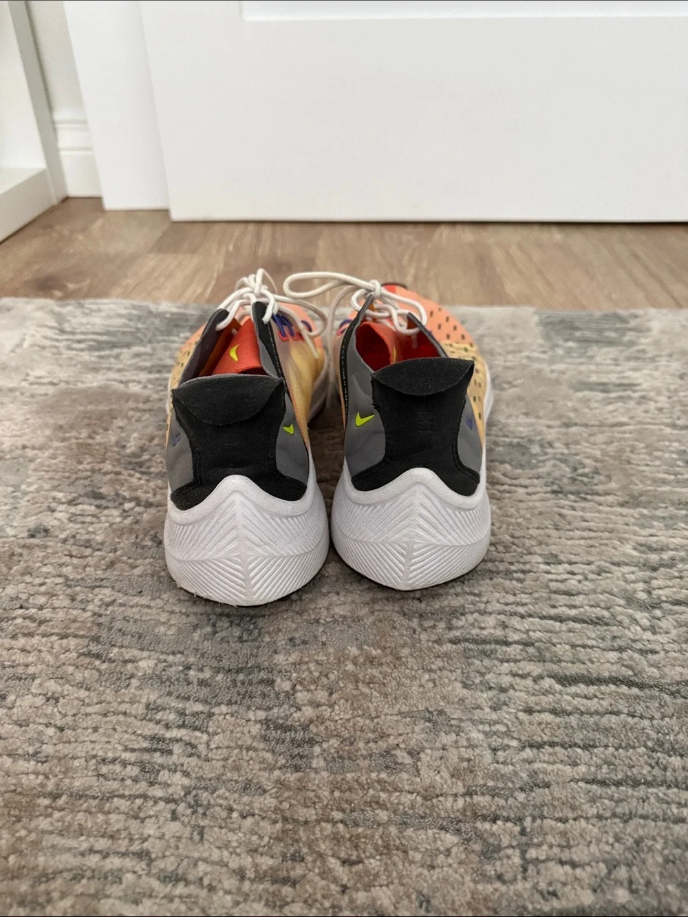 Nike EXP-X14 Orange and Yellow Gradient Running Sneakers